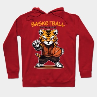 Cute Basketball Enthusiast Hoodie